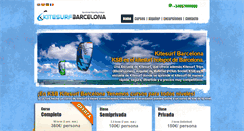 Desktop Screenshot of kitesurfbarcelona.com